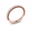 Matching Band for Timeless Pear Halo Engagement Ring