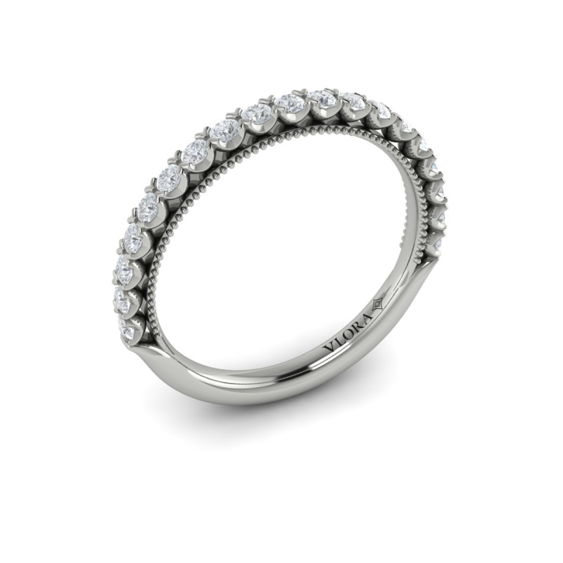 Matching Band for Timeless Pear Halo Engagement Ring