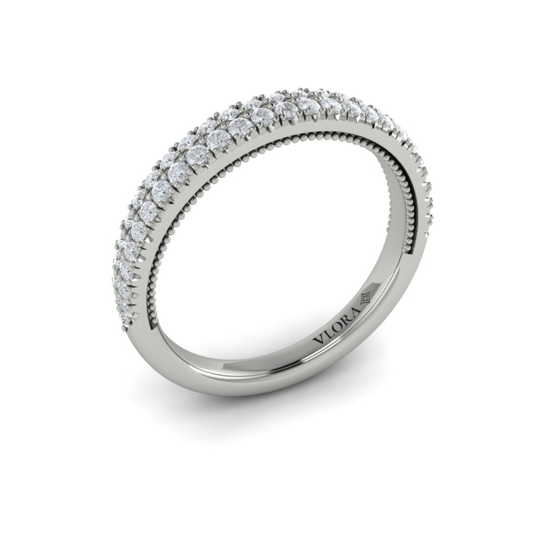Matching Band for Regal Halo Oval Engagement Ring