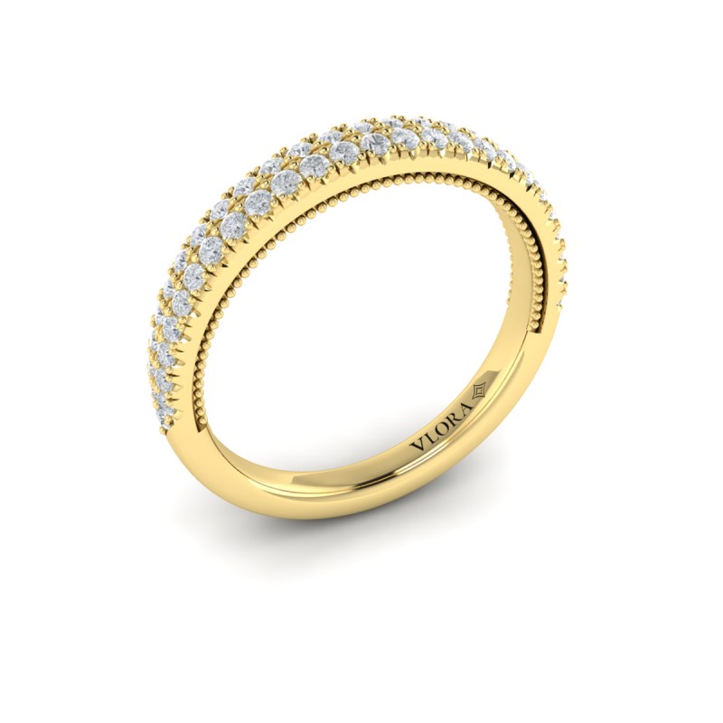 Matching Band for Regal Halo Oval Engagement Ring
