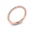 Matching Band for Floating Halo Oval Engagement Ring