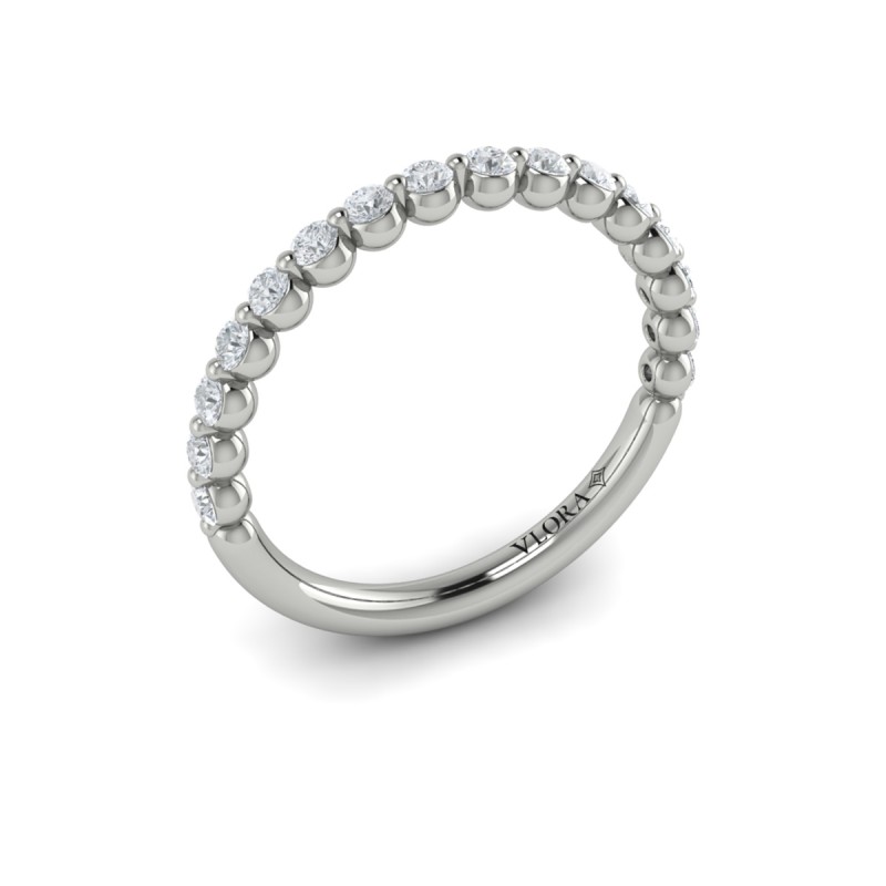 Matching Band for Floating Halo Oval Engagement Ring