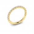 Matching Band for Floating Halo Oval Engagement Ring