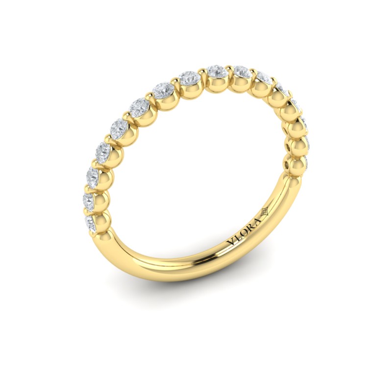 Matching Band for Floating Halo Oval Engagement Ring