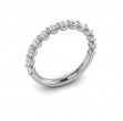 Matching Band for Classic Round Engagement Ring with Floating Diamond Band