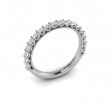 Matching Band for Woven Elegance Hidden Halo Round Engagement Ring