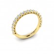 Matching Band for Woven Elegance Hidden Halo Round Engagement Ring