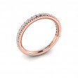 Matching Band for Classic French Pave Engagement Ring