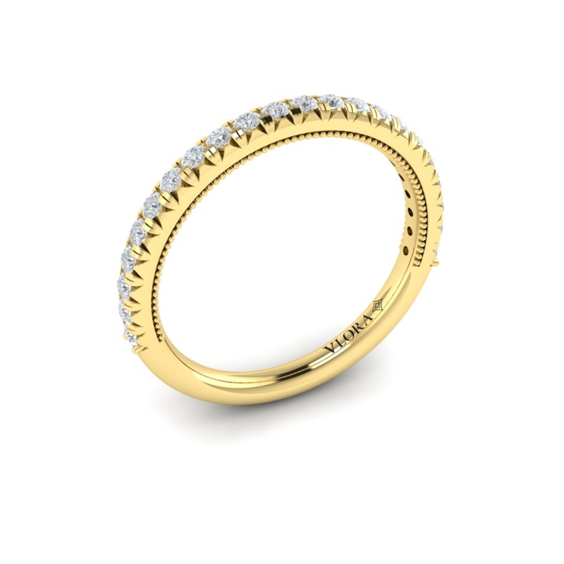 Matching Band for Classic French Pave Engagement Ring