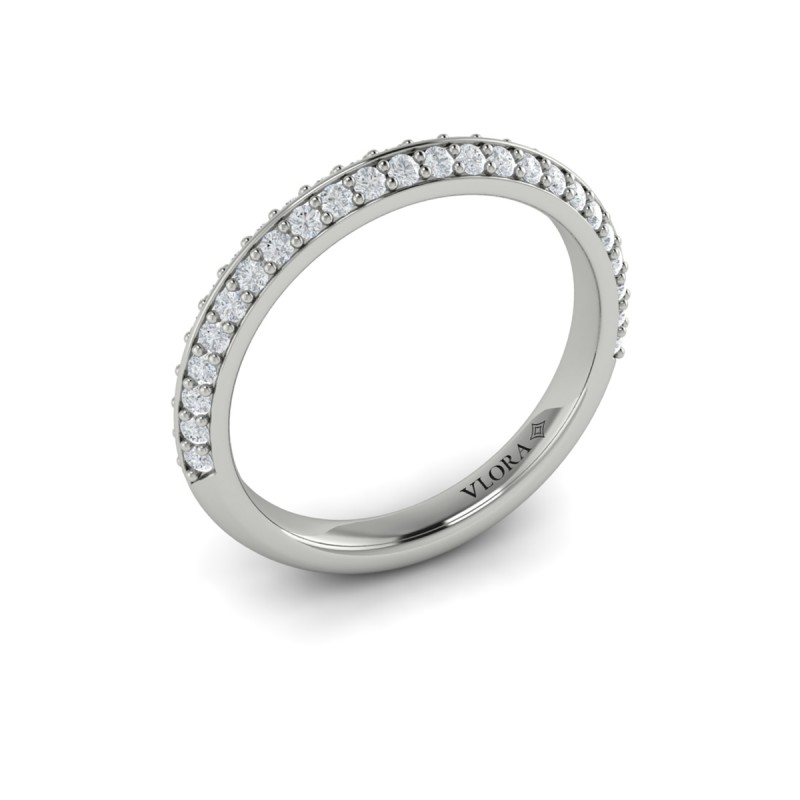 Matching Band for Harmony Hidden Halo Engagement Ring