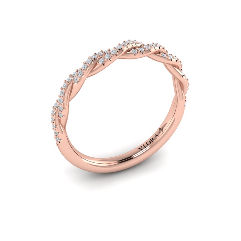 Matching Band for Entwined Engagement Ring