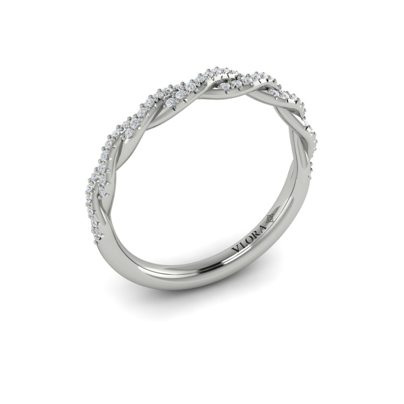 Matching Band for Entwined Engagement Ring