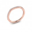 Woven Pave Matching Wedding Band
