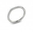 Woven Pave Matching Wedding Band