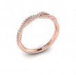 Matching Band for Woven Strands Engagement Ring