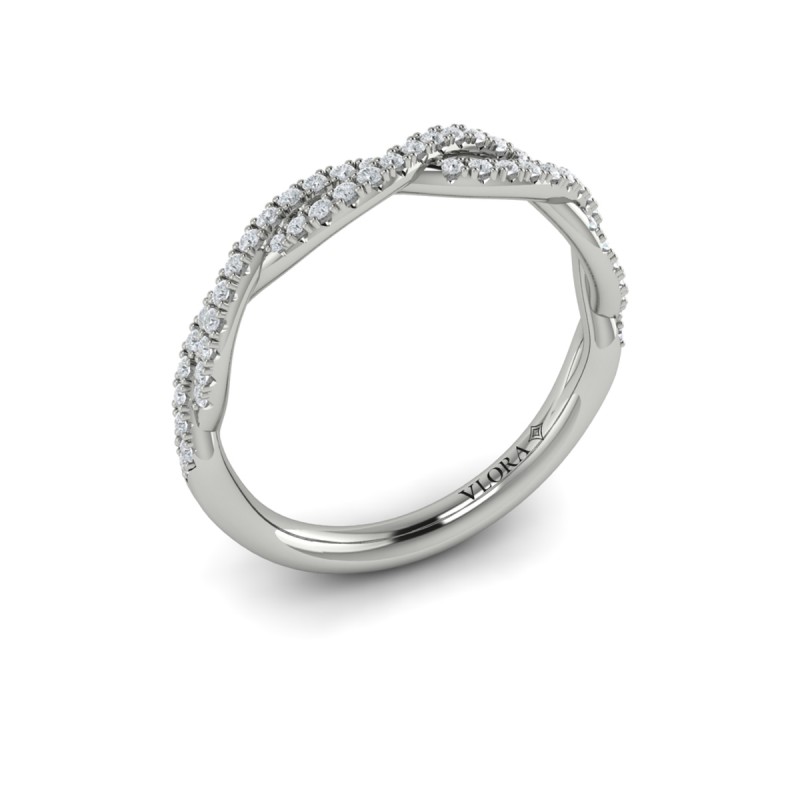 Matching Band for Woven Strands Engagement Ring