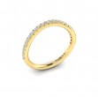 Matching Band for Entwined Round Diamond Engagement Ring