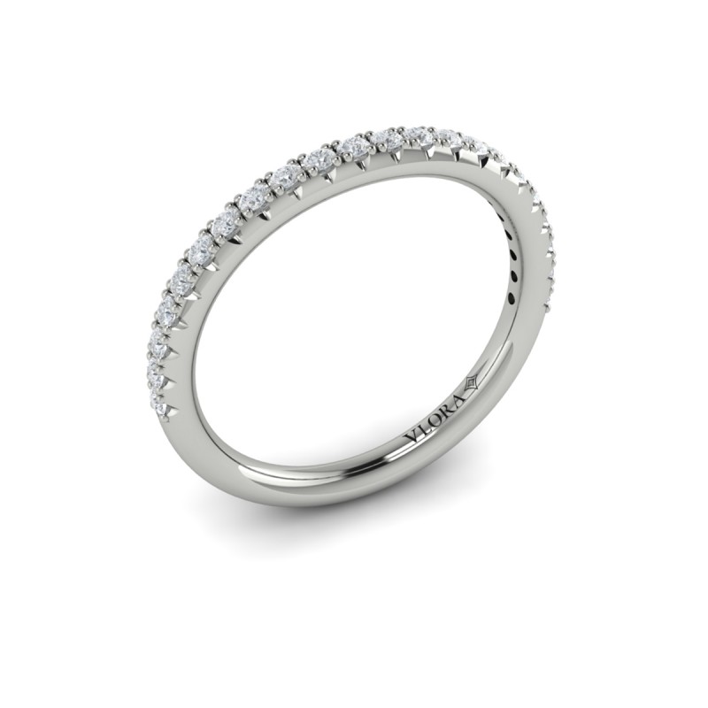 Matching Band for Dramatic Cathedral Hidden Halo Engagement Ring