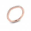 Matching Band for Enchanted Vine Oval Hidden Halo Engagement Ring