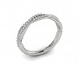 Matching Band for Entwined Pear Halo Engagement Ring