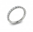 Matching Band for French Cathedral Round Diamond Engagement Ring