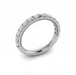 Matching Band for French Cathedral Oval Hidden Halo Engagement Ring