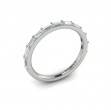 Matching Band for Serenity Oval Hidden Halo Engagement Ring