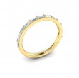 Matching Band for Serenity Oval Hidden Halo Engagement Ring