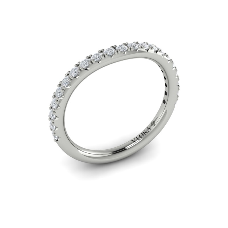 Matching Band for Euro Halo Round Engagement Ring