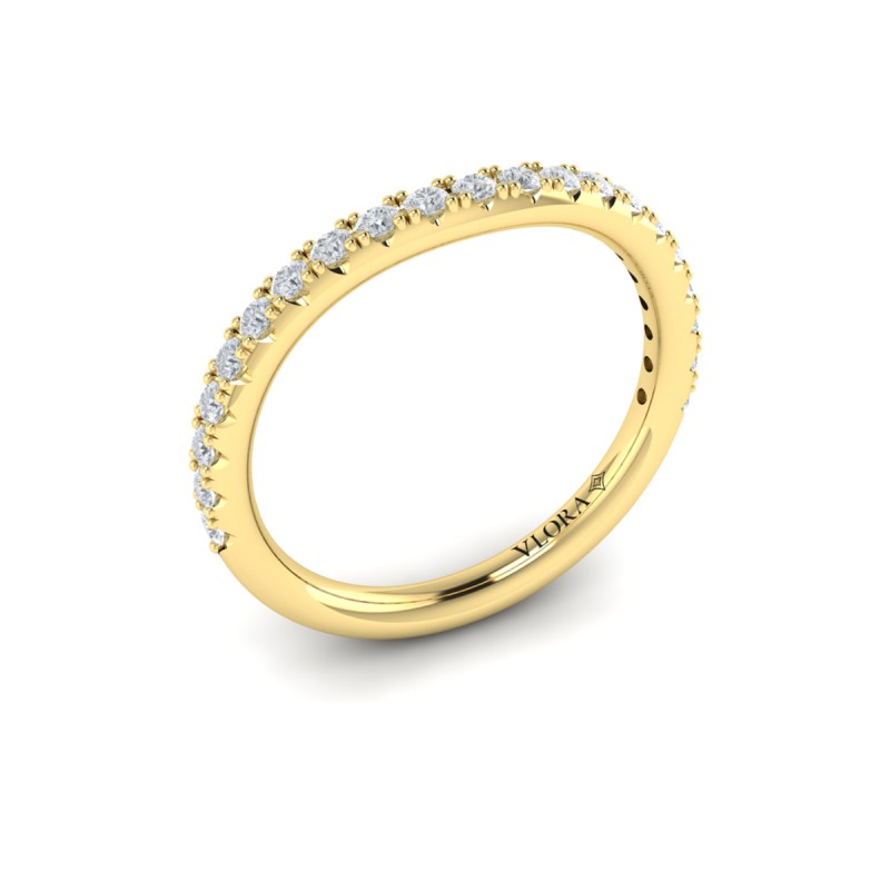 Matching Band for Euro Halo Round Engagement Ring