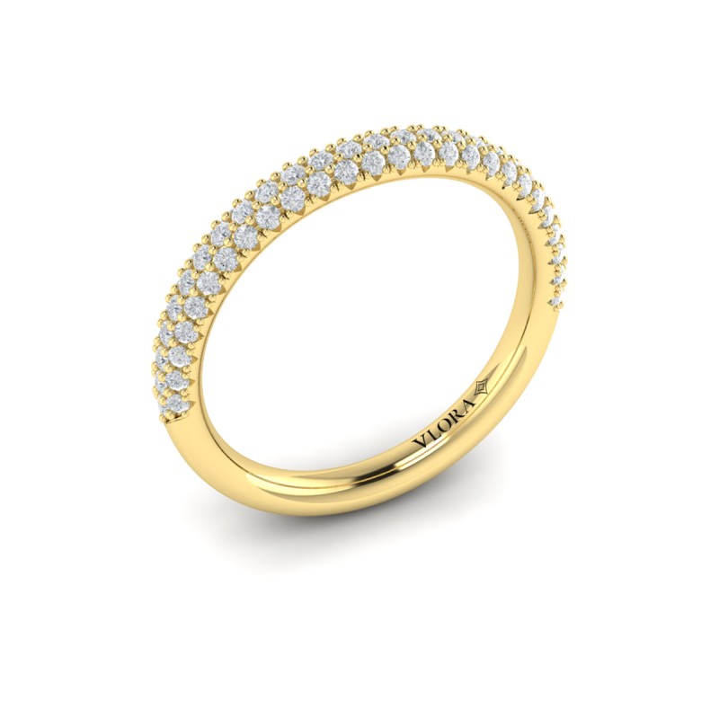 Matching Band for Splendid Cathedral Split Shank Oval Engagement Ring