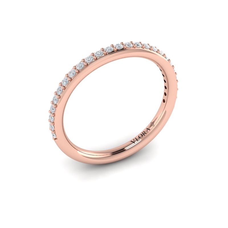 Matching Band for Charming Cathedral Split Shank Engagement Ring