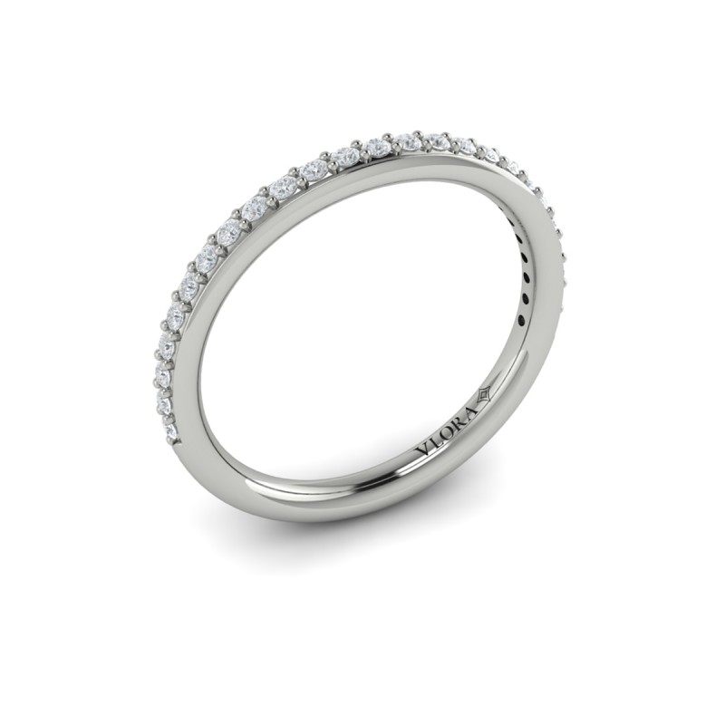 Matching Band for Charming Cathedral Split Shank Engagement Ring