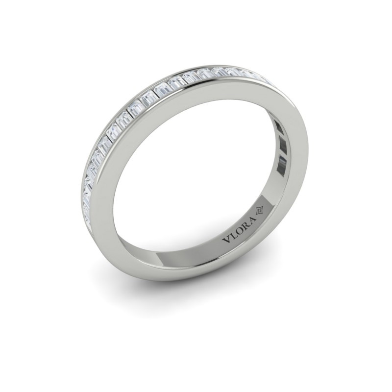 Matching Band for Opulent Cathedral Round Diamond Engagement Ring