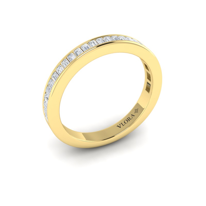 Matching Band for Opulent Cathedral Round Diamond Engagement Ring
