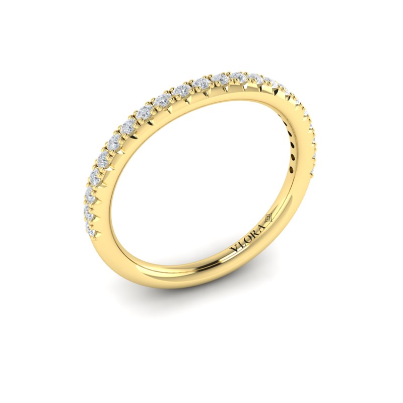 Matching Band for Elegant Oval Modern Vintage Engagement Ring