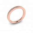 Matching Band for Intricate Hidden Halo Engagement Ring