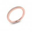 Matching Band for Vintage Splendor Oval Split Shank Engagement Ring