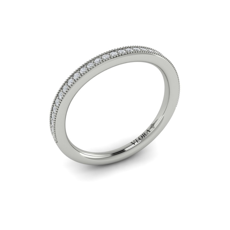 Matching Band for Vintage Splendor Oval Split Shank Engagement Ring