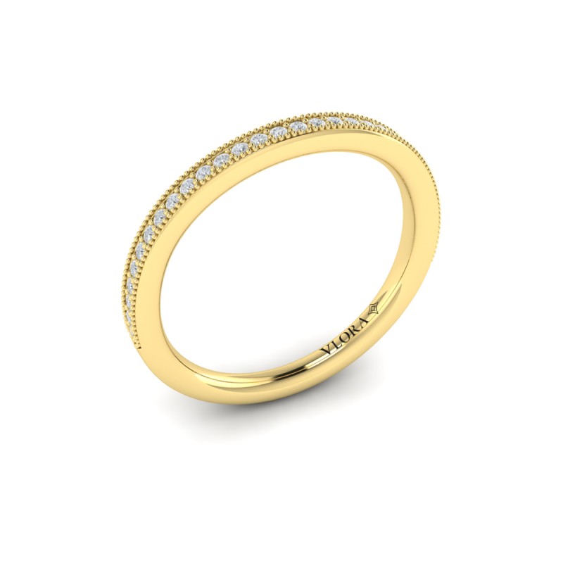Matching Band for Vintage Splendor Oval Split Shank Engagement Ring