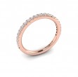 Matching Band for Streamlined Oval Bezel Engagement Ring