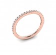 Matching Band for Horizon Oval Bezel Engagement Ring