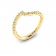 Matching Band for Graceful Curves Engagement Ring