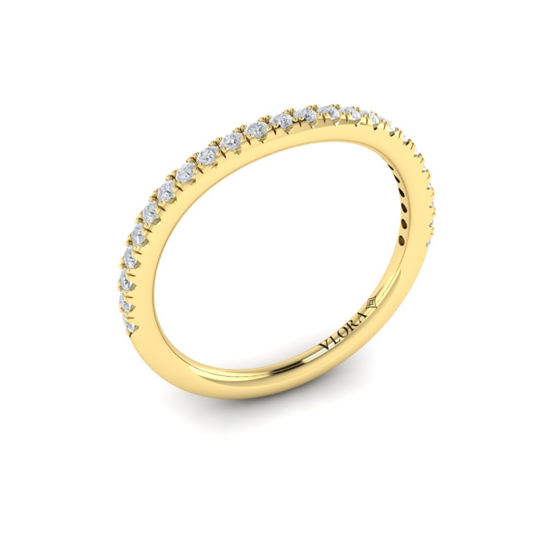 Matching Band for Reflection Engagement Ring