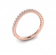 Matching Band for Flora Hidden Halo Engagement Ring
