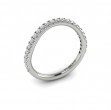 Matching Band for Flora Hidden Halo Engagement Ring