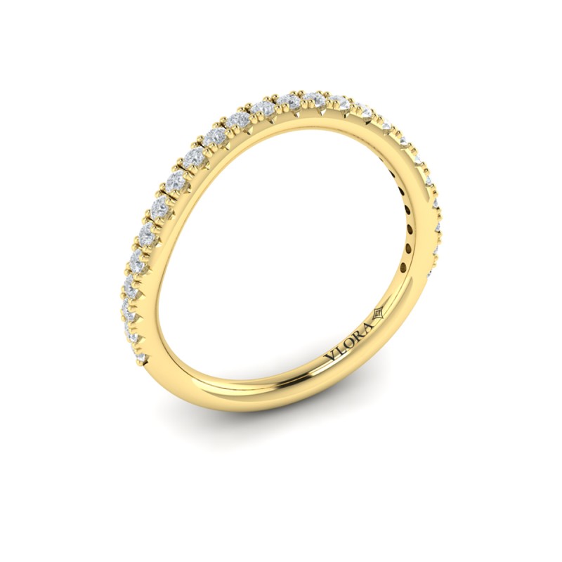 Matching Band for Flora Hidden Halo Engagement Ring
