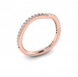 Matching Band for Bypass Oval Engagement Ring