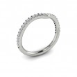 Matching Band for Bypass Oval Engagement Ring