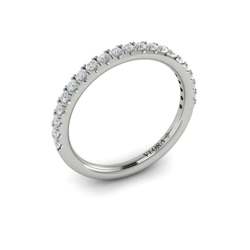 Matching Band for Graceful Halo Engagement Ring